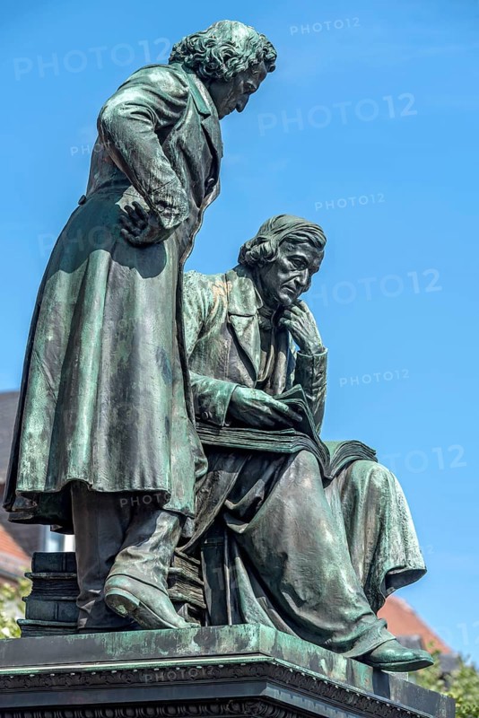 Monument Brothers Jakob and Wilhelm Grimm