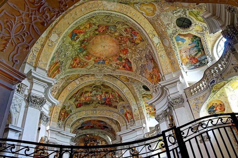Ceiling fresco of the Banz Monastery Church