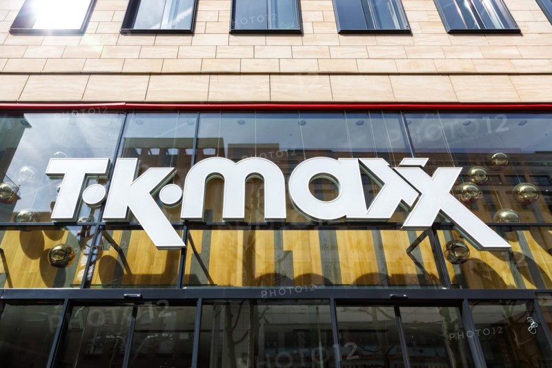 Shop of the brand TK Maxx with logo Retail on Koenigstrasse in Stuttgart
