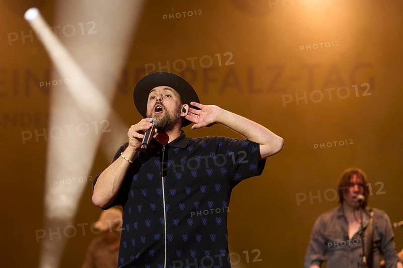 Max Mutzke performs at the Rhineland-Palatinate Day in Bad Ems BAd Ems