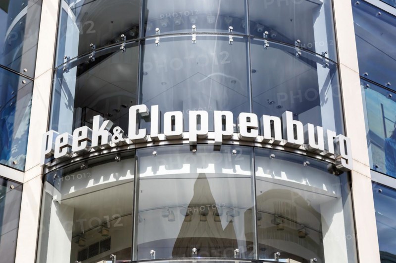 Peek & Cloppenburg brand shop with logo retail on Koenigstrasse in Stuttgart
