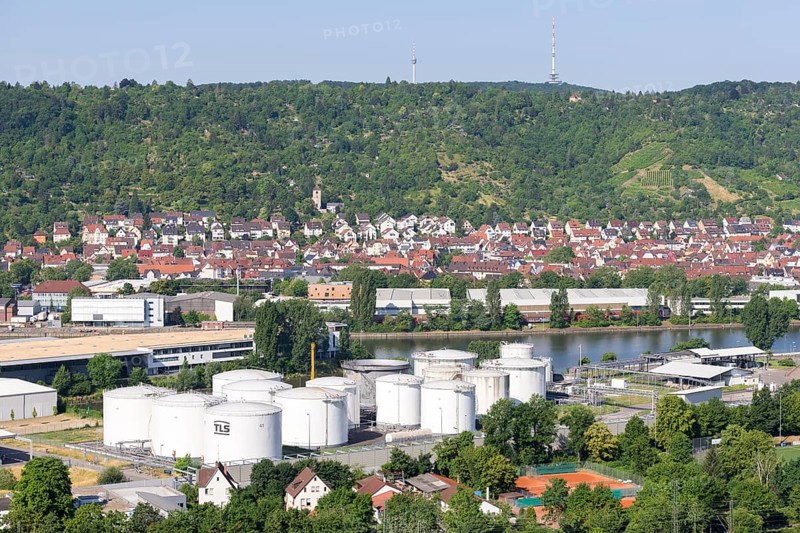 View of the oil port of Stuttgart at Nordkai