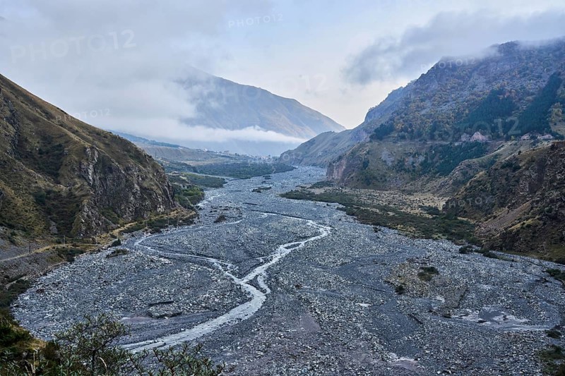 Darial Gorge with the Terek River