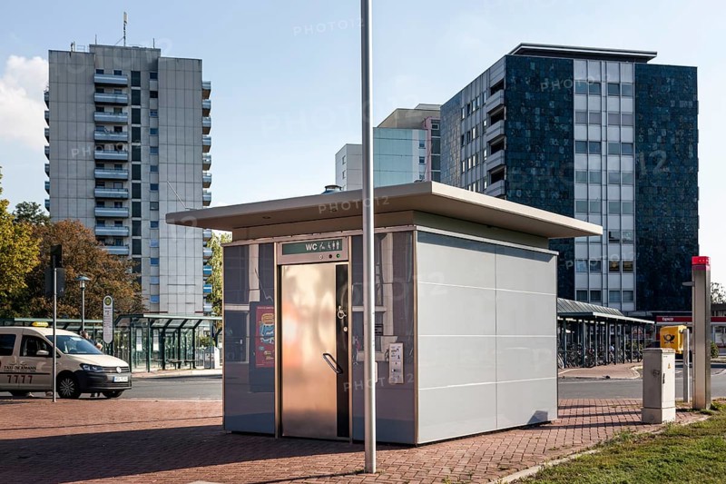 Public toilet at the railway station