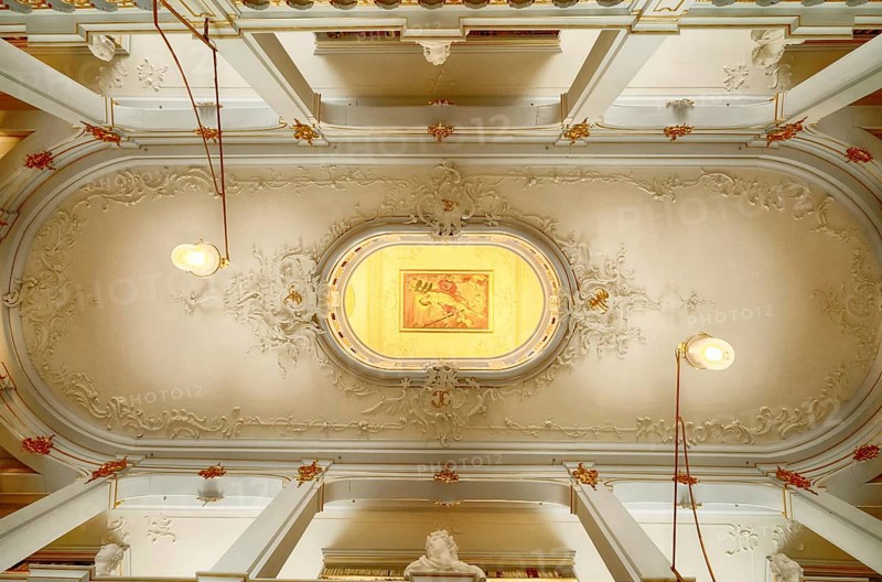 Ceiling painting Genius of Glory by Johann-Heinrich Meyer