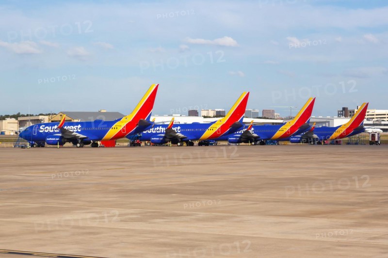 Southwest Airlines Boeing 737 aircraft at Dallas Love Field