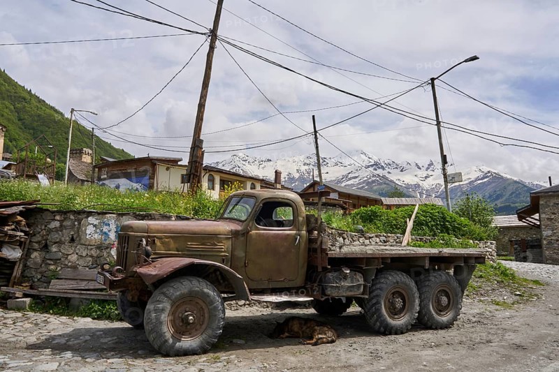 Old Russian truck