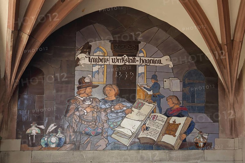 Mural in the Musee historique built in 1900
