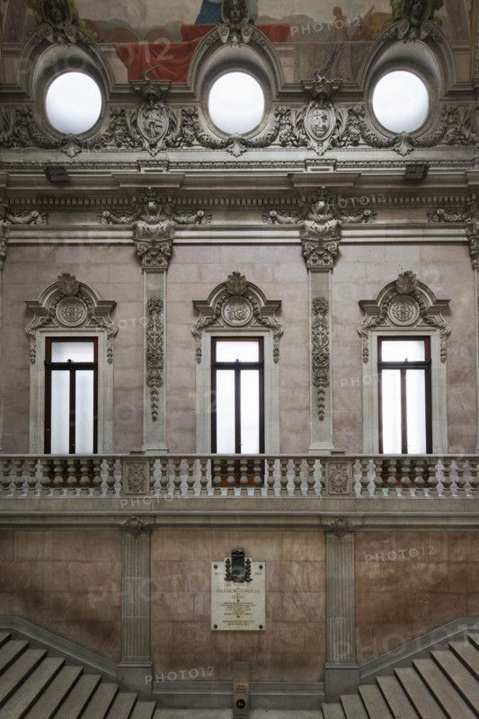 Staircase in the stock exchange palace Palacio da Bolsa