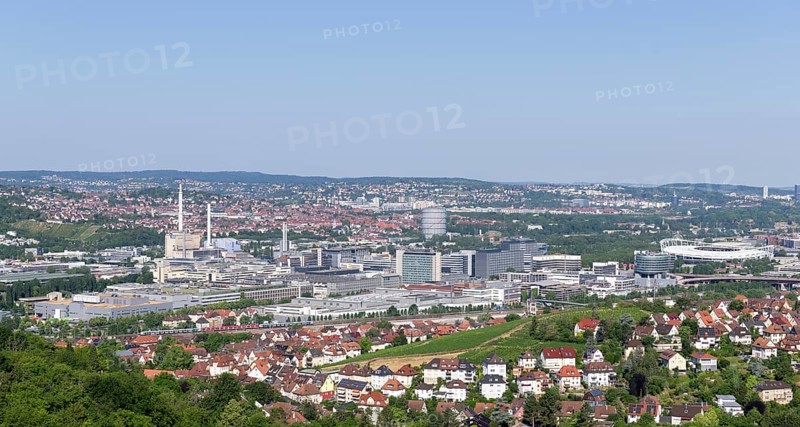View of Daimler plant Untertuerkheim