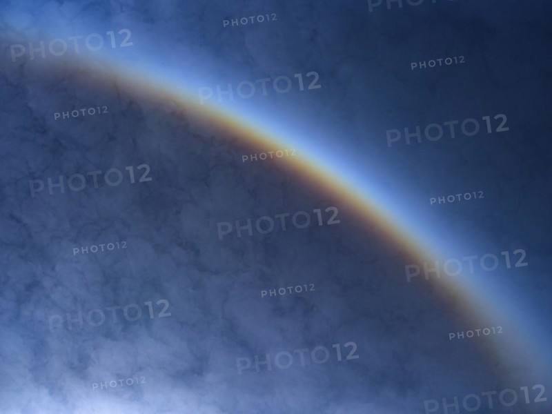 Detail of a sun halo with clouds