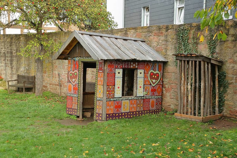 Gingerbread House in the Garden of the Brothers Grimm House