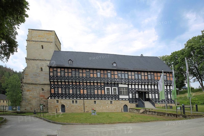 Office building with Thuringian forestry office of Paulinzella Monastery