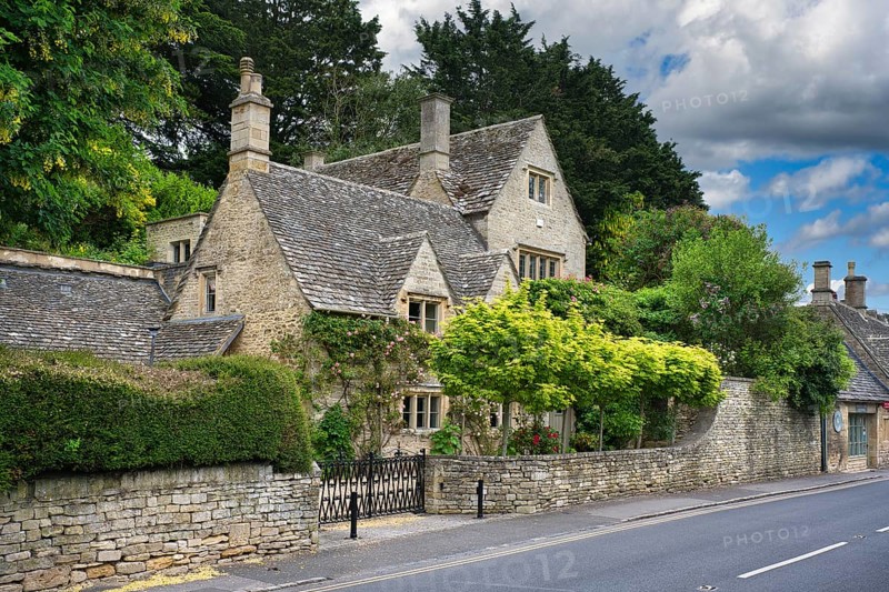 Typical stone house of the Cotswolds