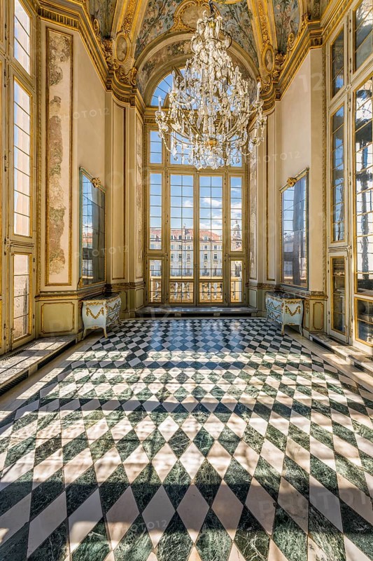 A hall flooded with light