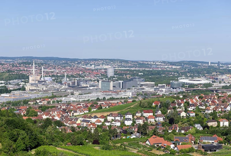 View of Daimler plant Untertuerkheim