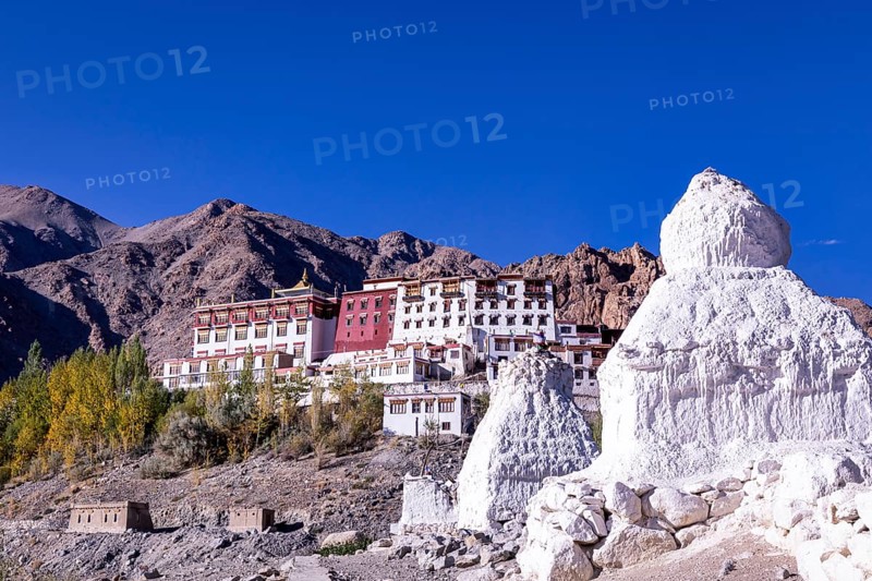 Stupas near Matho Monastery