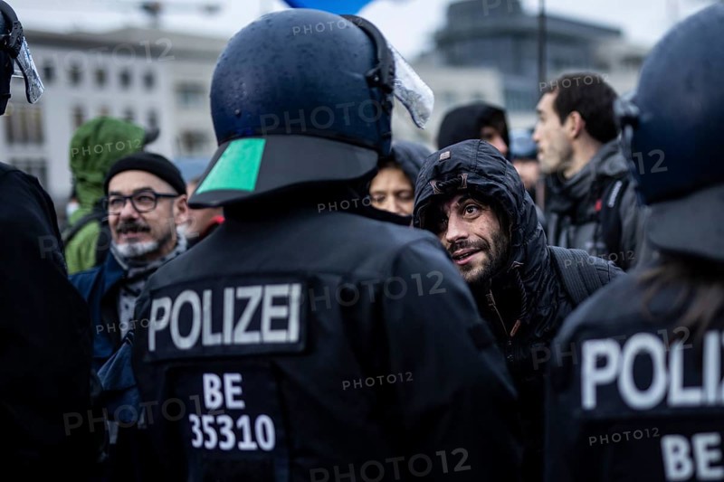 Demonstration against the reformed Infection Protection Act by Corona sceptics