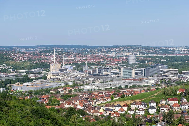 View of Daimler plant Untertuerkheim
