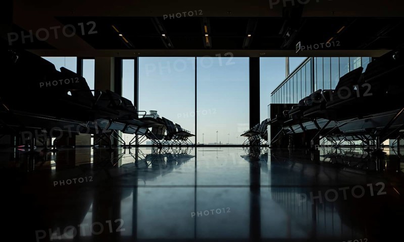 Waiting at Berlin-Brandenbunr Airport