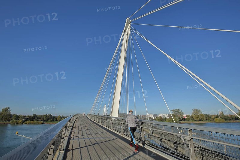 Passerelle des Deux Rives cable-stayed bridge over the Rhine
