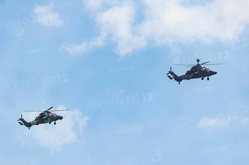 Two Tiger helicopters of the Bundeswehr
