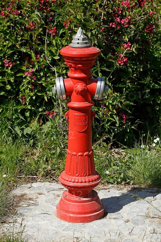 Red hydrant