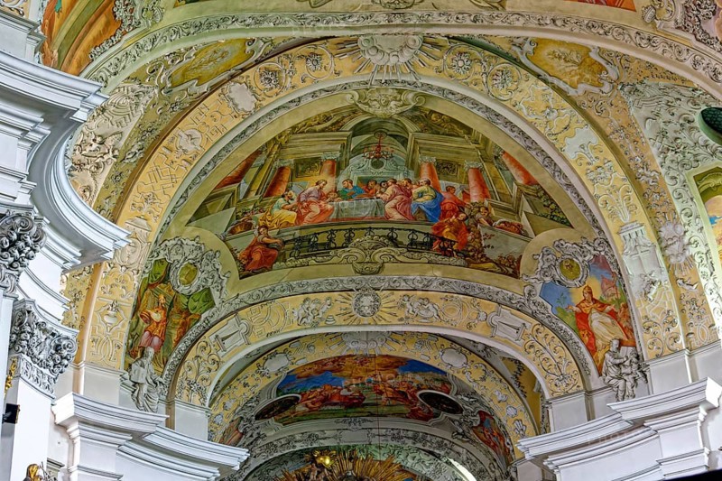 Ceiling fresco of the Banz Monastery Church