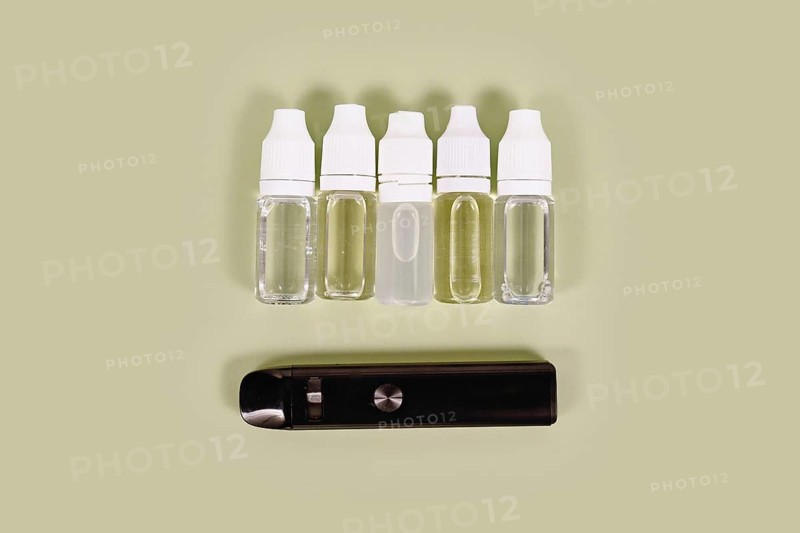 Bottles with liquid solutions for electronic cigarettes