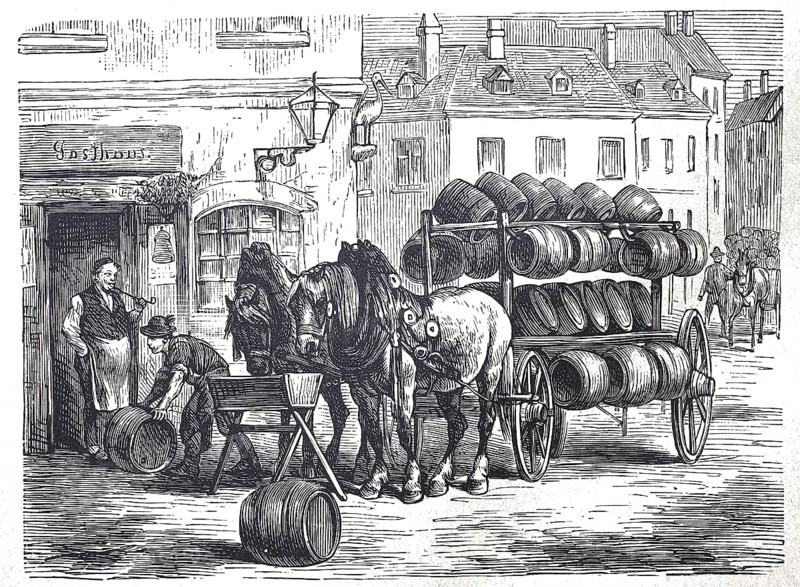 Beer wagon