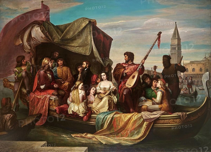 Giovanni Bellini and Albrecht Duerer are celebrated by Venetian artists