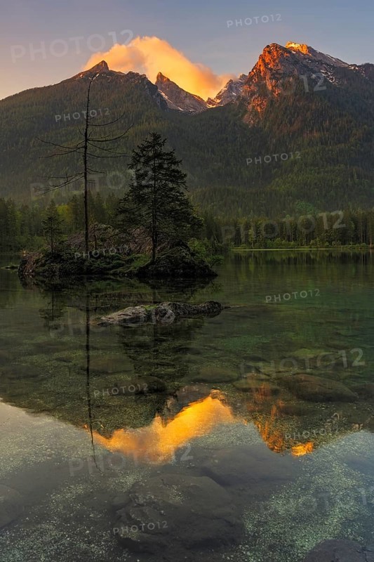 Sunrise at Hintersee