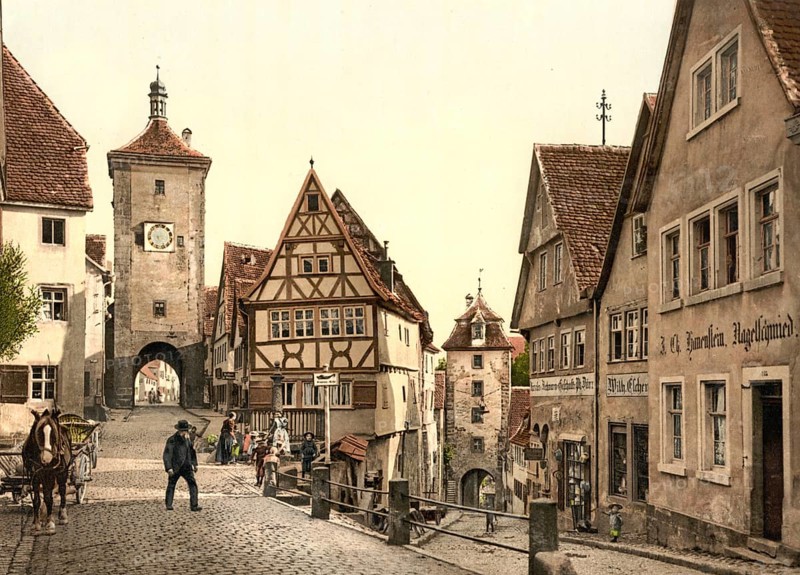 The Ploenlein in Rothenburg ob der Tauber