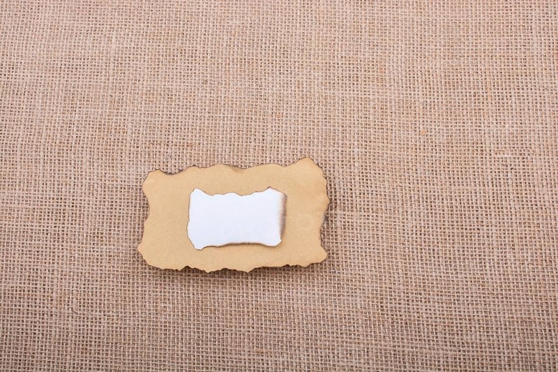Paper with some burned edges