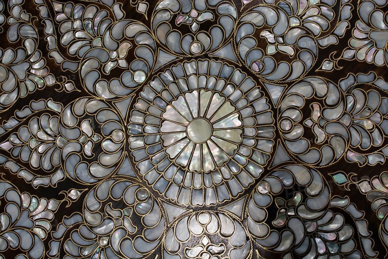 Ottoman art example of Mother of Pearl inlays