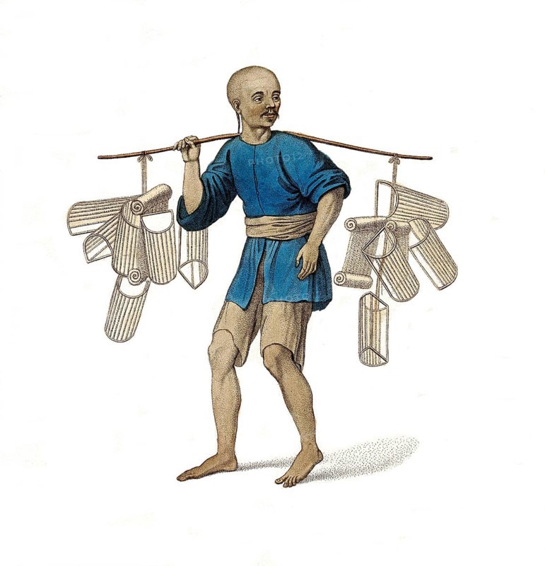 A Chinese worker