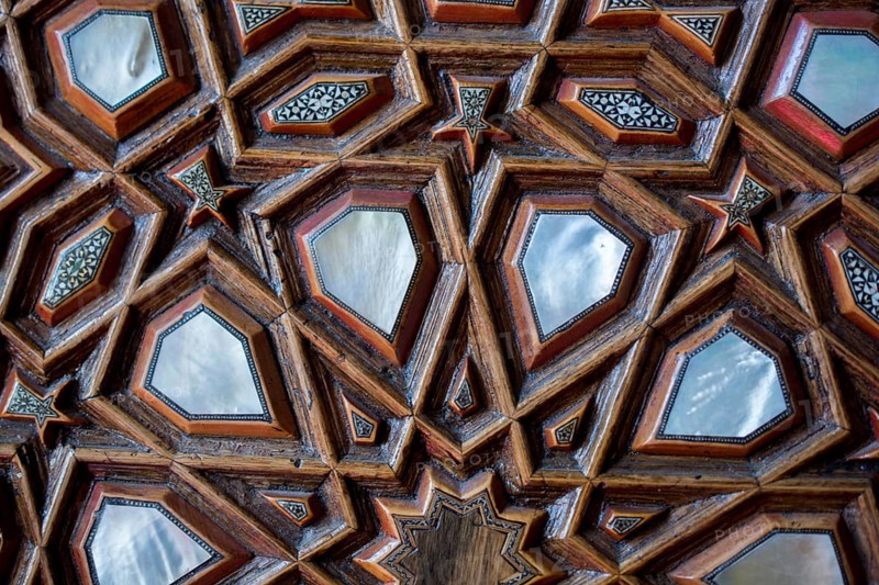 Ottoman art example of Mother of Pearl inlays