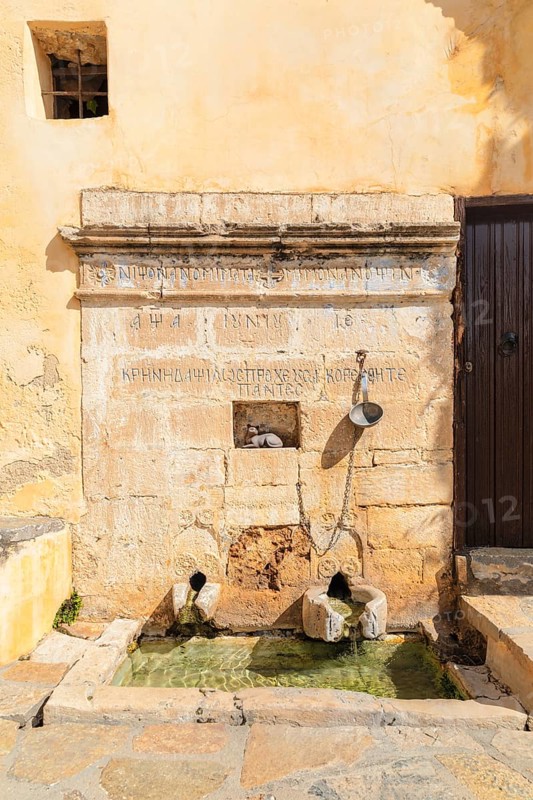 Fountain at Preveli Monastery