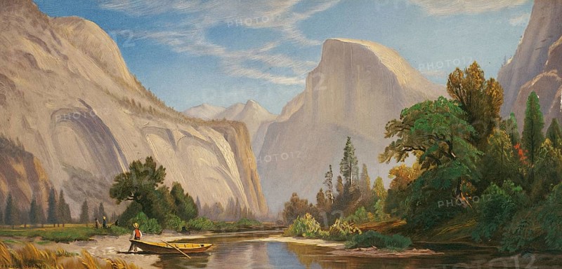 The Domes of Yosemite Valley circa 1830