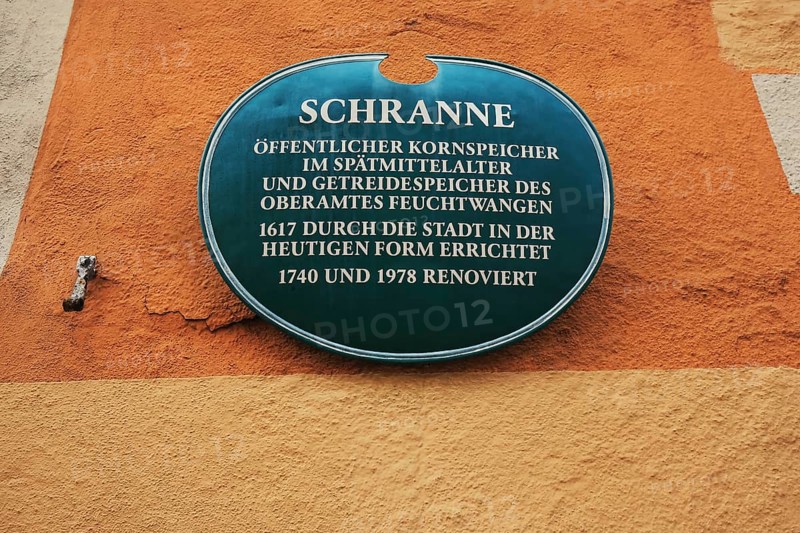 The Schranne is a sight in the historic centre of the old town. Feuchtwangen