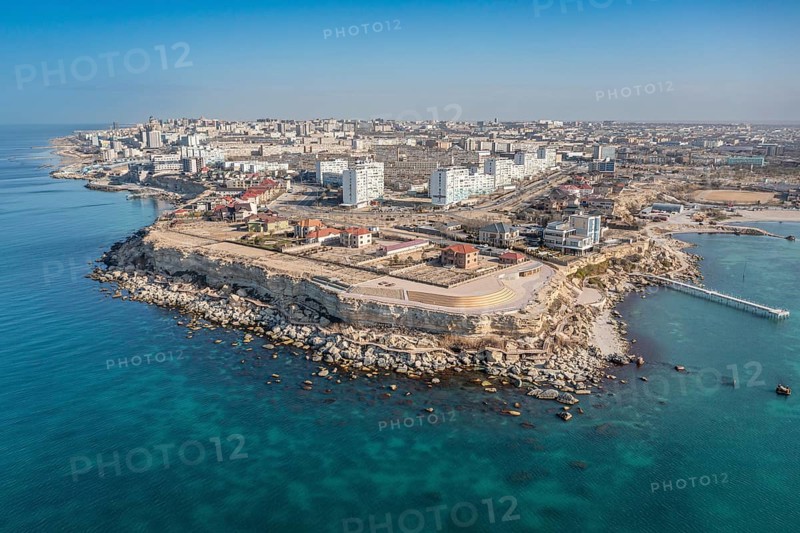 Aerial of Aktau