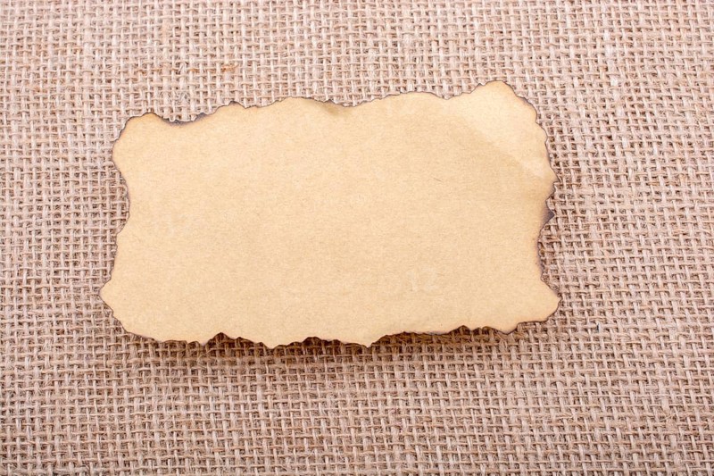Paper with some burned edges
