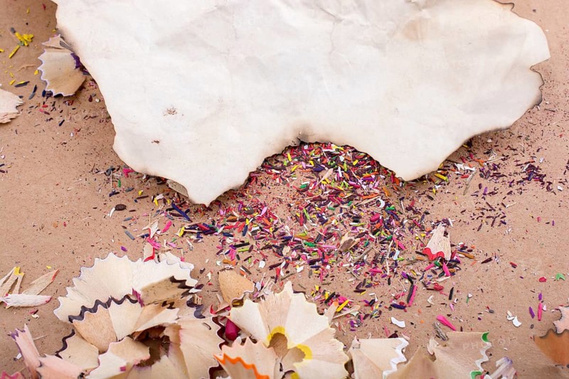 Paper with some burned edges