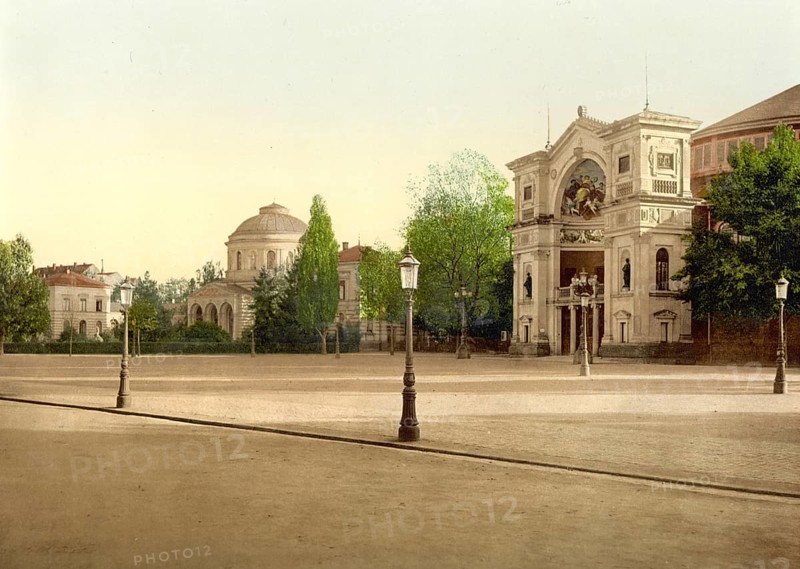 Pavilion at the Vierortsbad in Karlsruhe