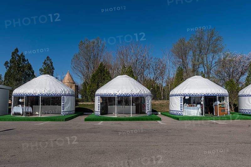 Yurts as souvenir shops