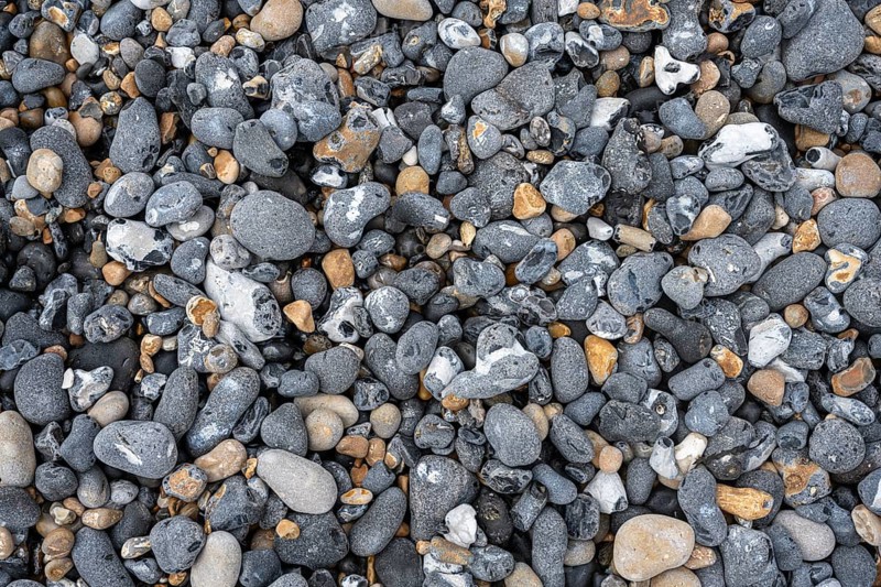 Round cut pebbles