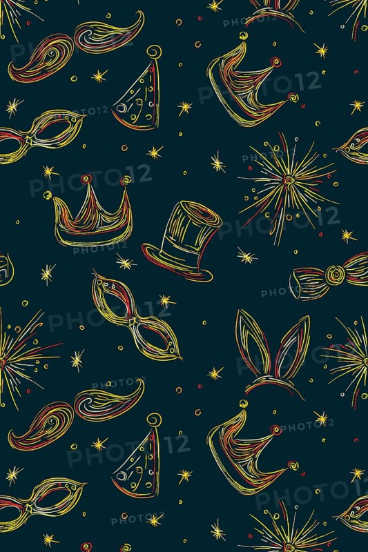 Mardi Gras pattern
