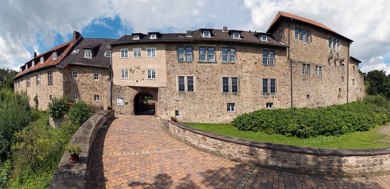 Sternberg Castle Panorama Extertal North Rhine-Westphalia Germany