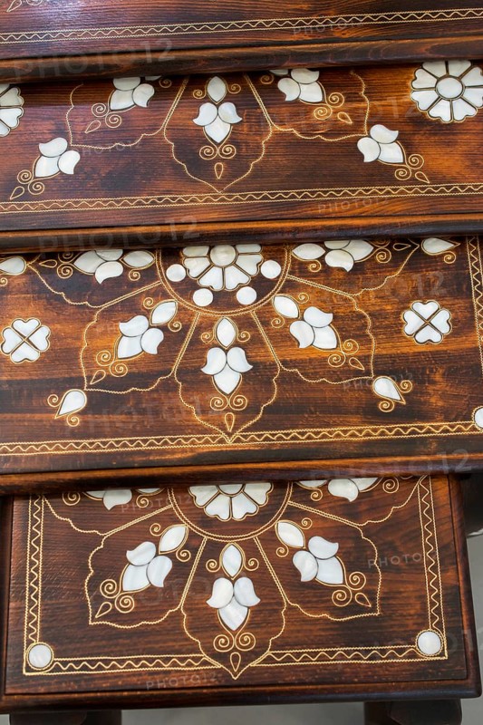 Ottoman art example of Mother of Pearl inlays