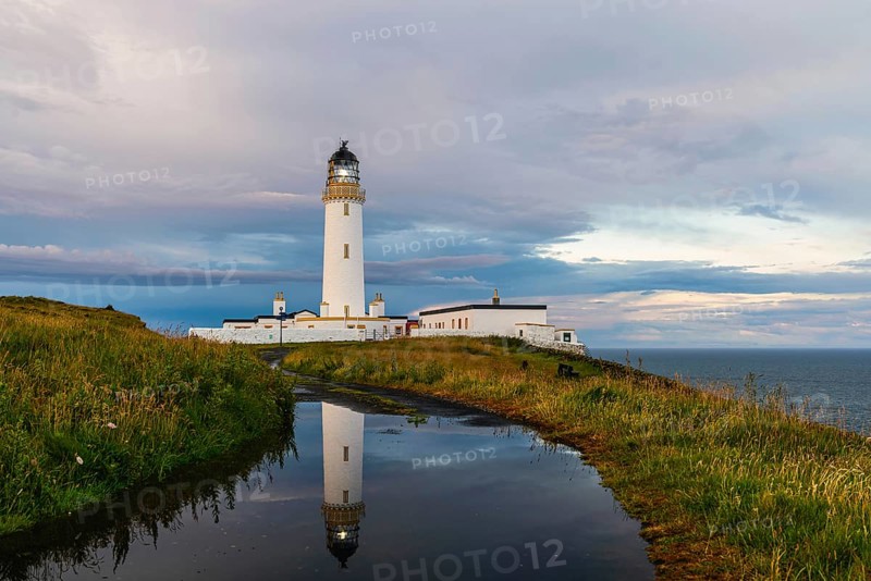 Sunset over Mull of Galloway Lighthouse
